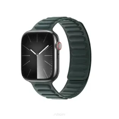 DUX DUCIS BL - karbowany pasek magnetyczny do Apple Watch 42/44/45mm zielony