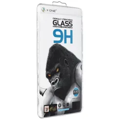 Szkło hartowane X-ONE 3D Full Cover - do Samsung Galaxy S24 Plus (case friendly) - działający czytnik