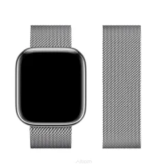 FORCELL F-DESIGN FA03 pasek / opaska do Apple Watch 42/44/45/49mm srebrna