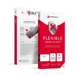 Forcell Flexible 5D - szkło hybrydowe do iPhone 15 Pro czarny