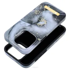 FORCELL F-PROTECT Mirage kompatybilny z MagSafe do IPHONE 14 PRO MAX marble mist