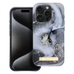 FORCELL F-PROTECT Mirage kompatybilny z MagSafe do IPHONE 15 PRO marble mist