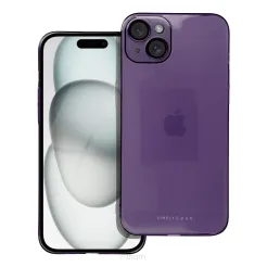 Futerał Roar Pure Simple Fit Case - do iPhone 15 Plus Fioletowy