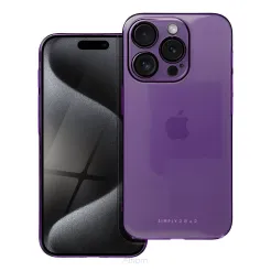 Futerał Roar Pure Simple Fit Case - do iPhone 15 Pro Fioletowy
