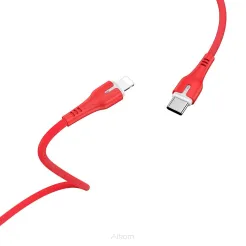 HOCO kabel Typ C do iPhone Lightning 8-pin Surplus Power Delivery PD18W X45 1 metr czerwony