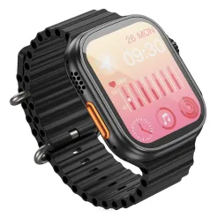 HOCO smartwatch / inteligentny zegarek Y12 Ultra smart sport (możliwość połączeń z zegarka) czarny [EOL]