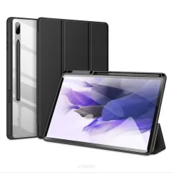 DUX DUCIS Toby - etui smart case z miejscem na rysik do Samsung Tab S8 Plus (X800/X806)/S7FE(T730/T736B)/S7 Plus (T970/T976B) czarne