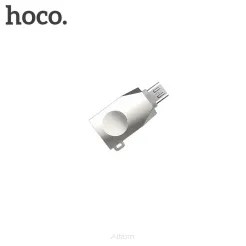 HOCO adapter OTG Micro do USB UA10 perłowy