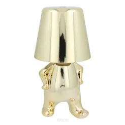 Lampka nocna GOLD MAN Art Deco stojący (wzór 1) MLTL