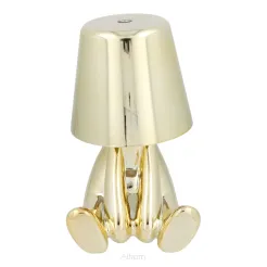 Lampka nocna GOLD MAN Art Deco siedzący (wzór 5) MLTL