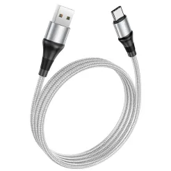 HOCO kabel USB A do Typ C 3A Excellent X50 1m szary