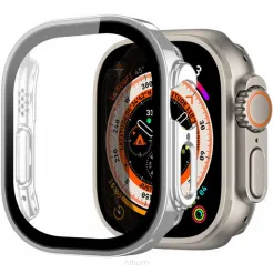 DUX DUCIS Hamo - futerał ochronny ze szkłem do Apple Watch Ultra/Ultra2 49mm srebrny