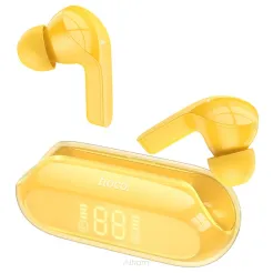 HOCO słuchawki bezprzewodowe / bluetooth stereo TWS Bright true ENC EW39 żólte